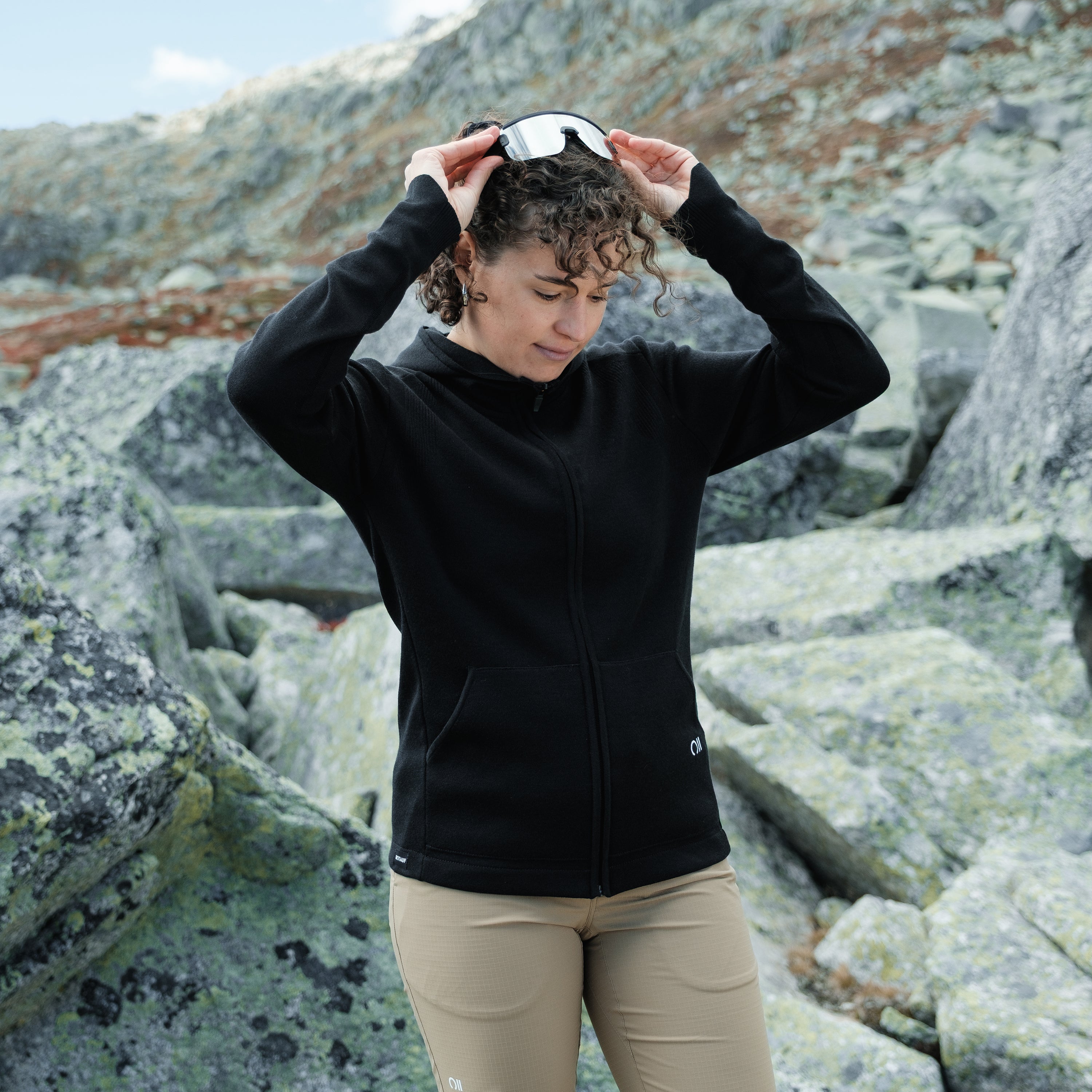 Eco Merino T180, Knit Zip Hoodie Women