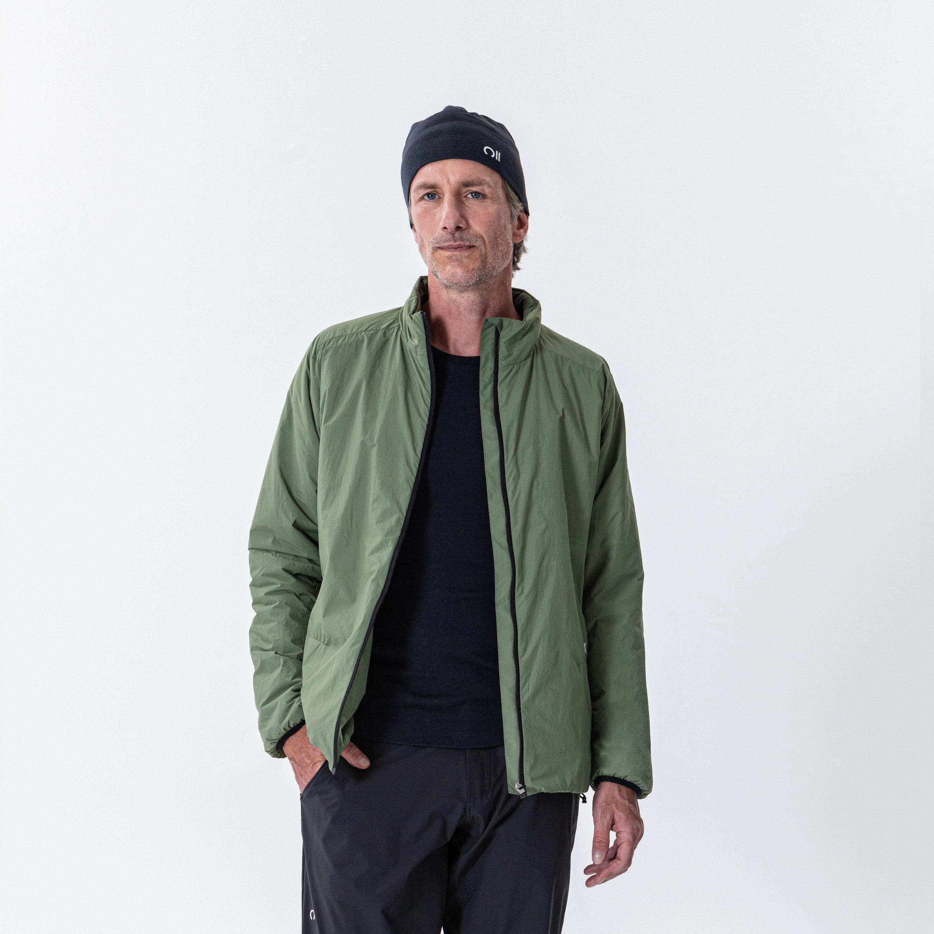 Insulation 90, Jacket Collar Men Olive