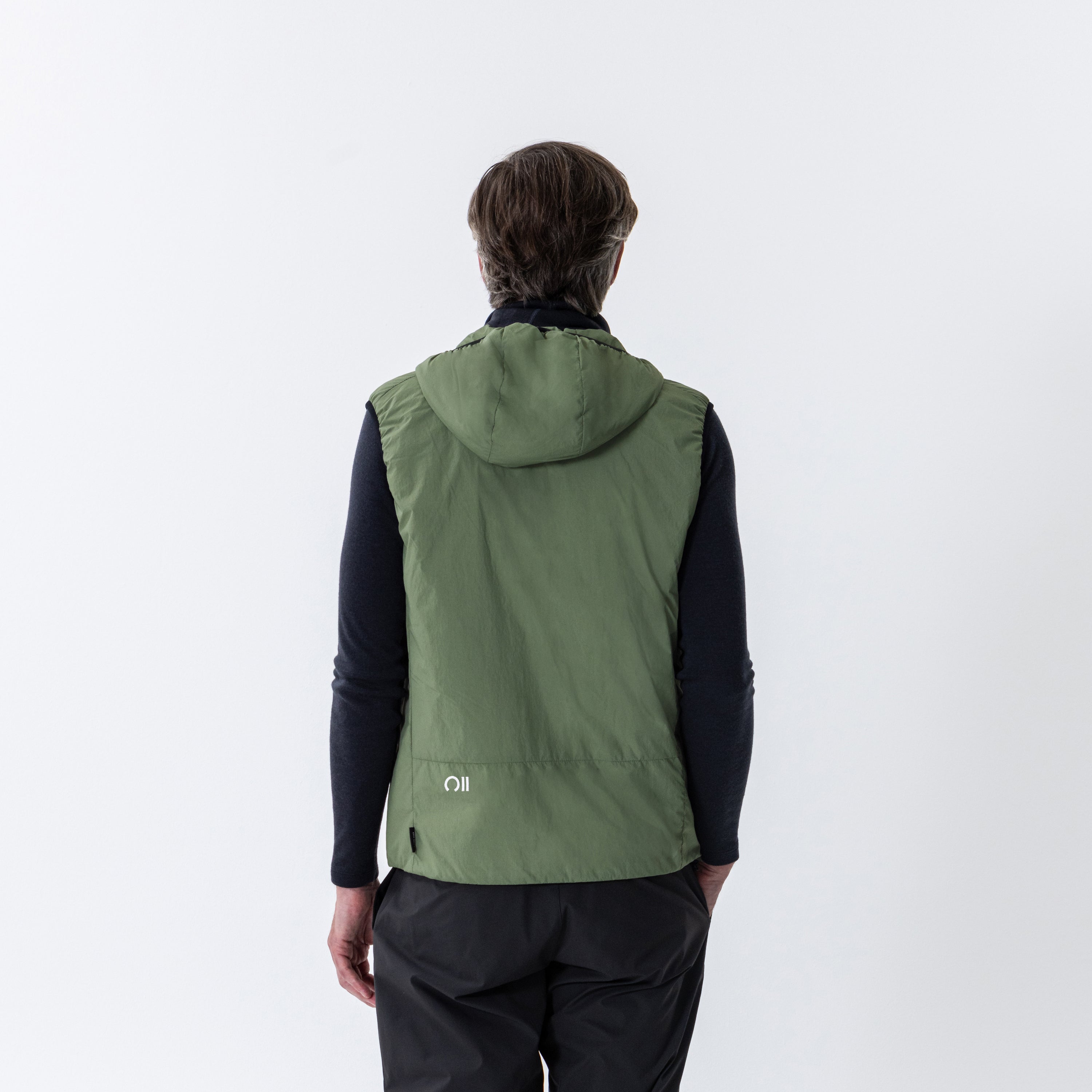 Insulation 90, Vest Hood Men Olive