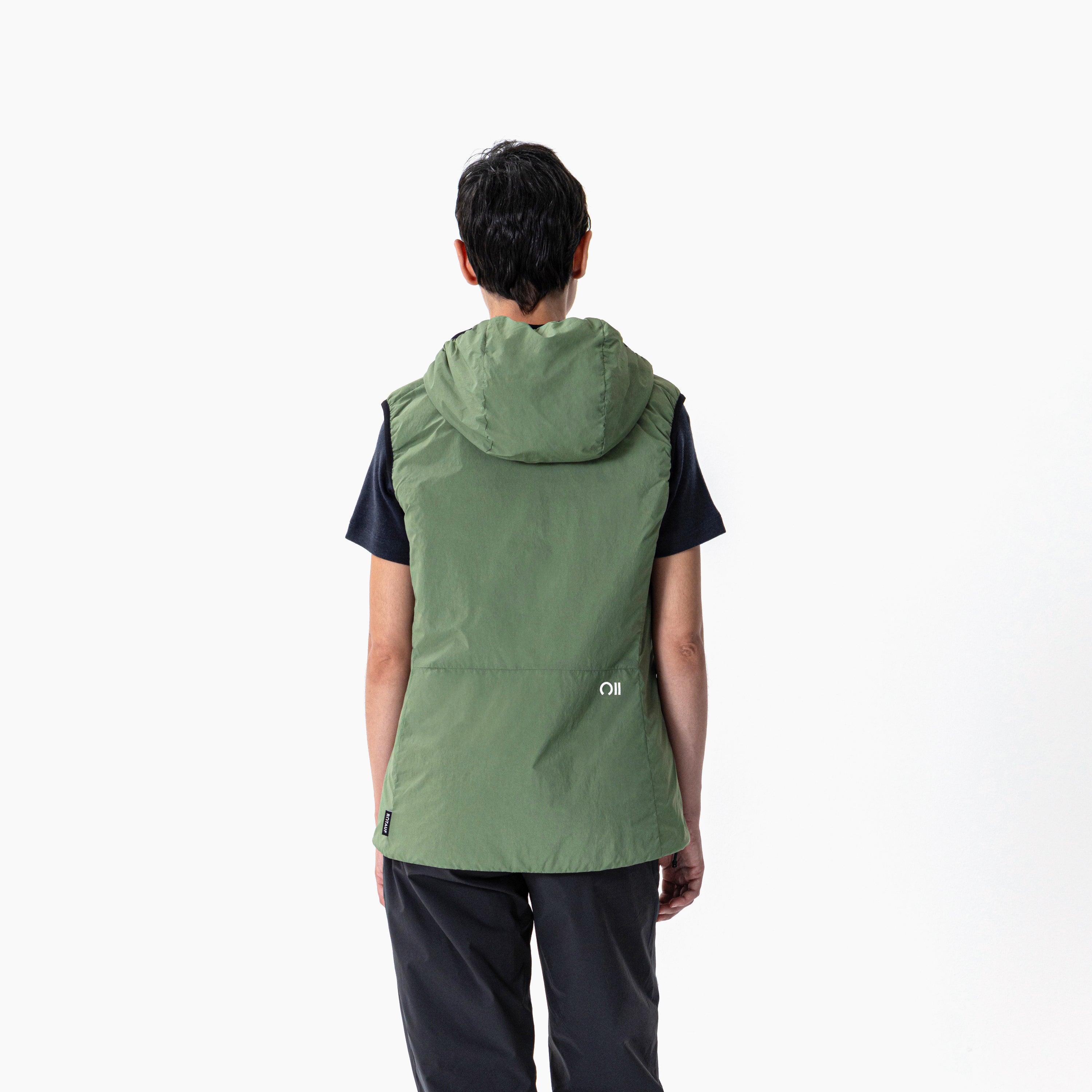 Insulation 90, Vest Hood Women Olive