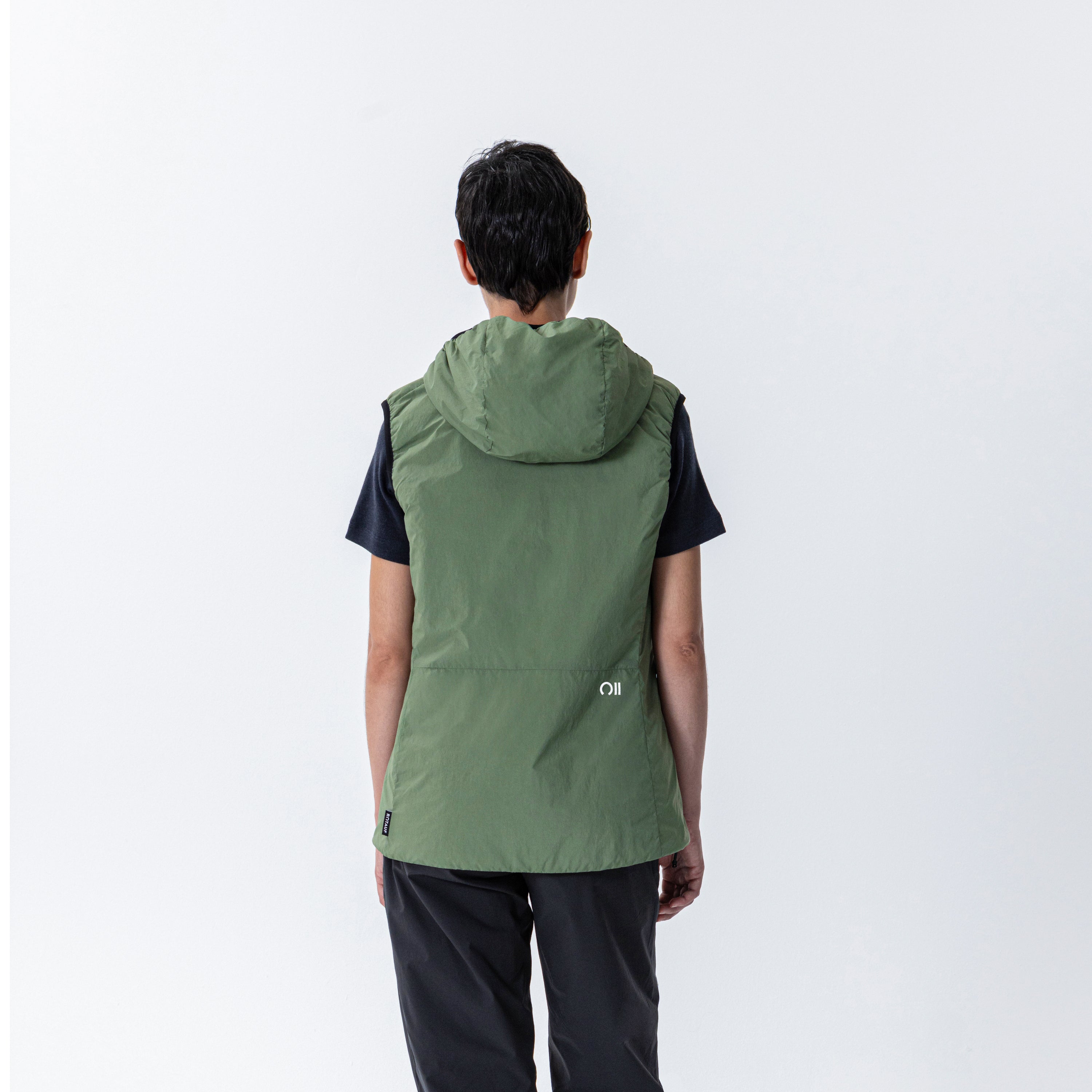 Insulation 90, Vest Hood Women Olive