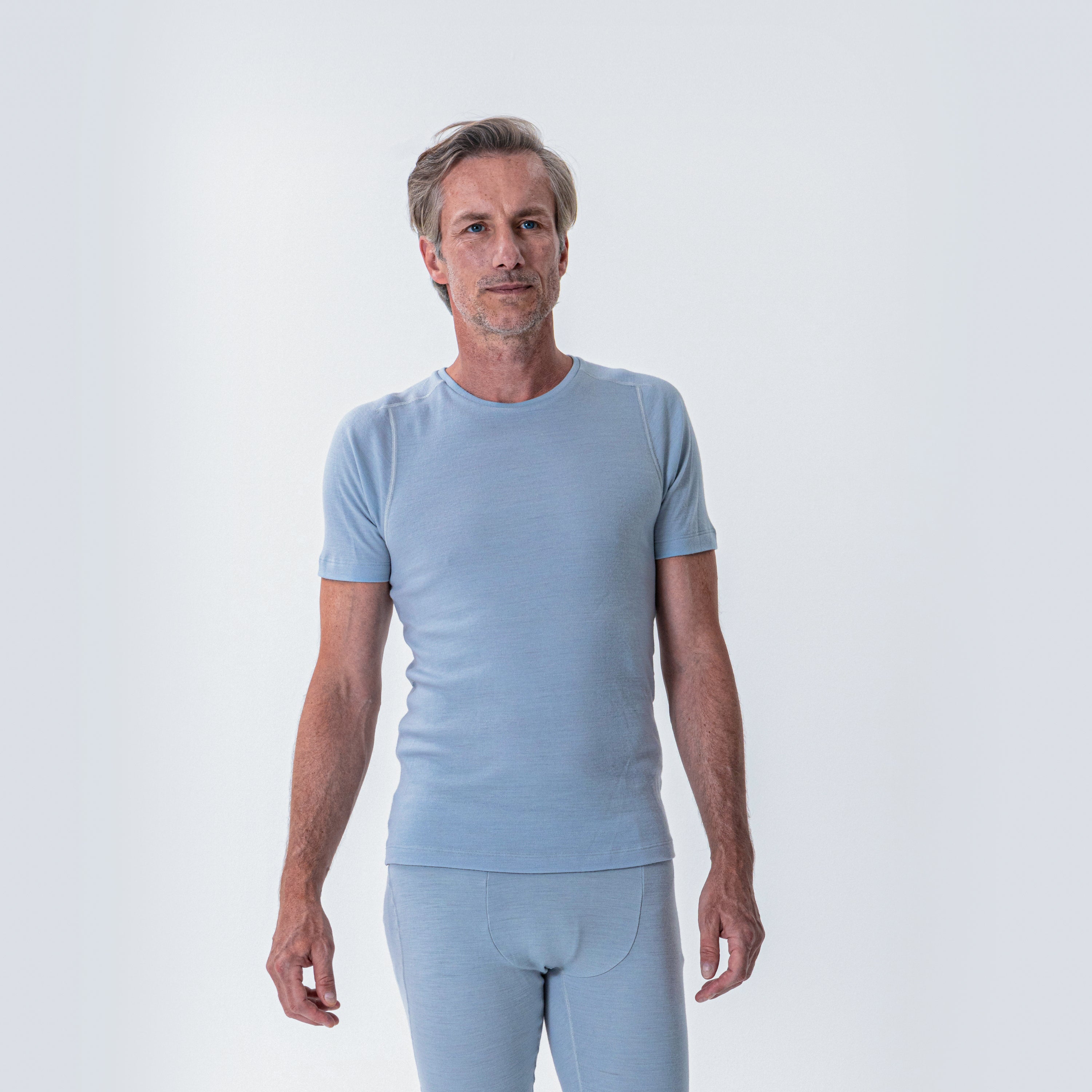 Eco Merino 200, T-Shirt Men Sky