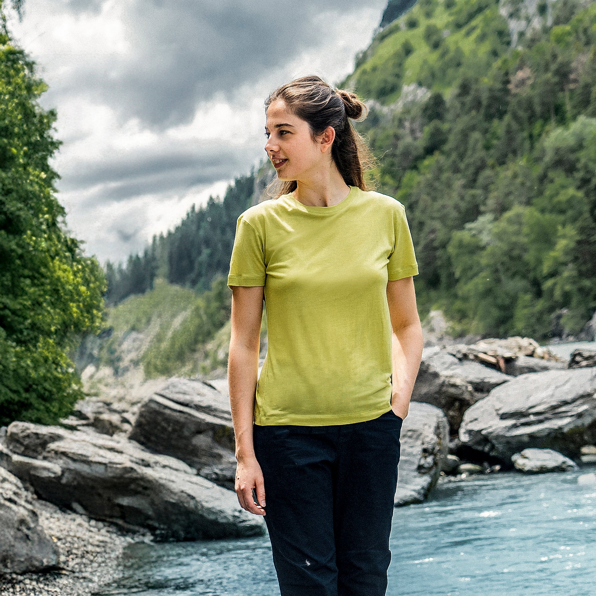 Wood T-Shirt Damen