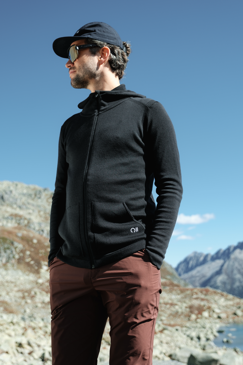 Eco Merino T180, Knit Zip Hoodie Men Eco Merino T180, Knit Zip Hoodie Men