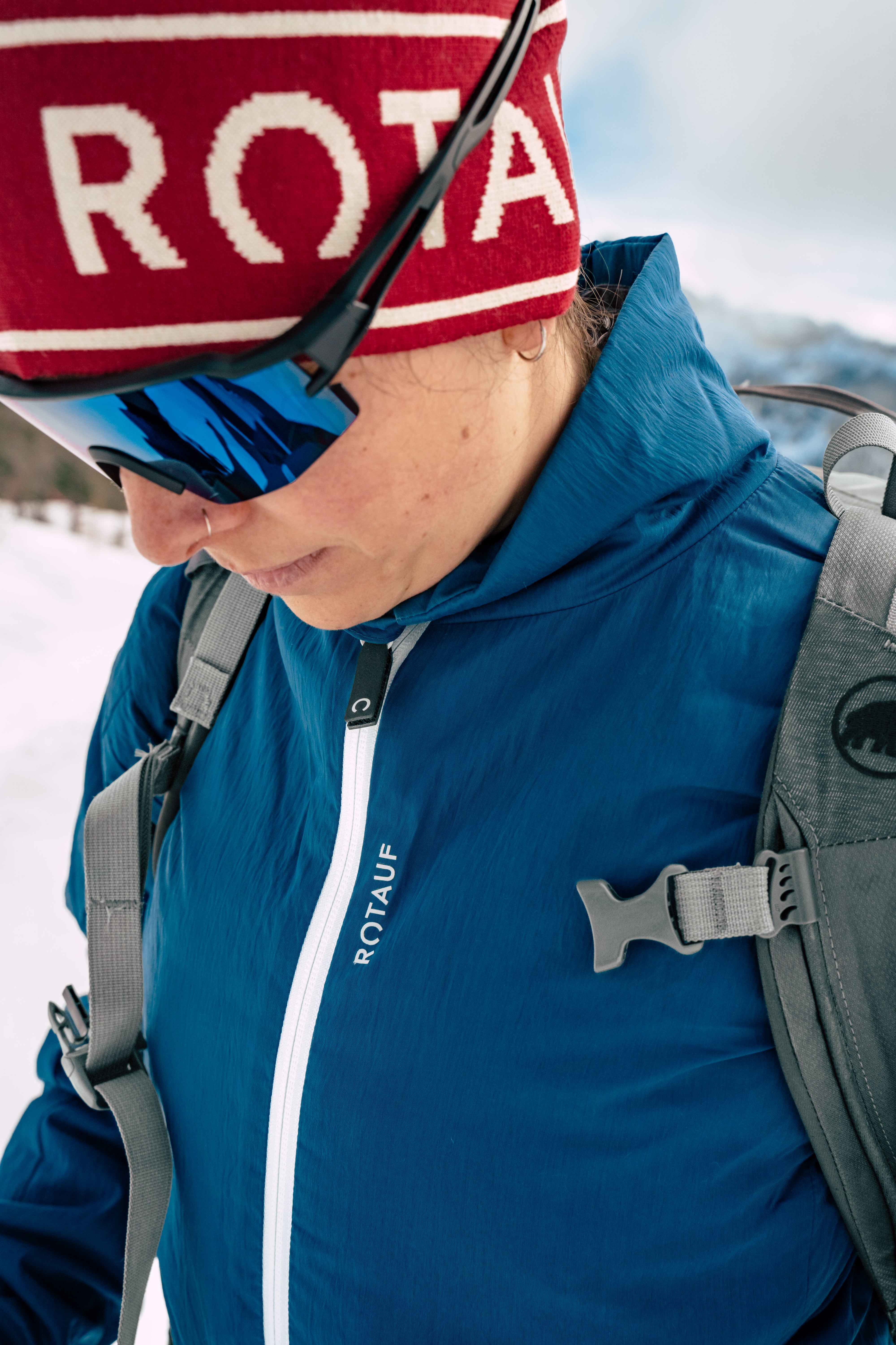 Organic Merino, Headband Logo