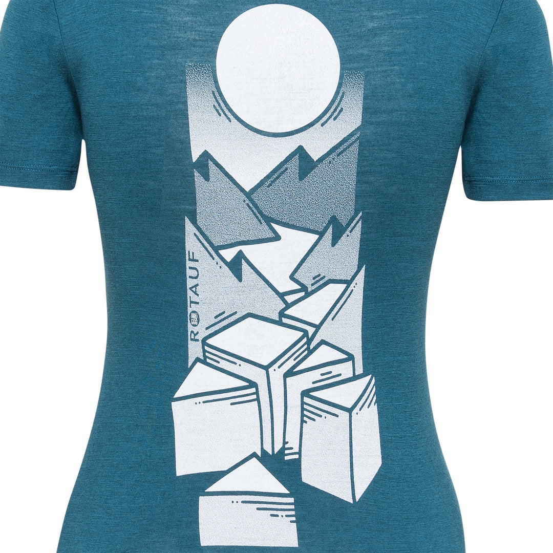 Merino Seide T-Shirt Collab Frauen.